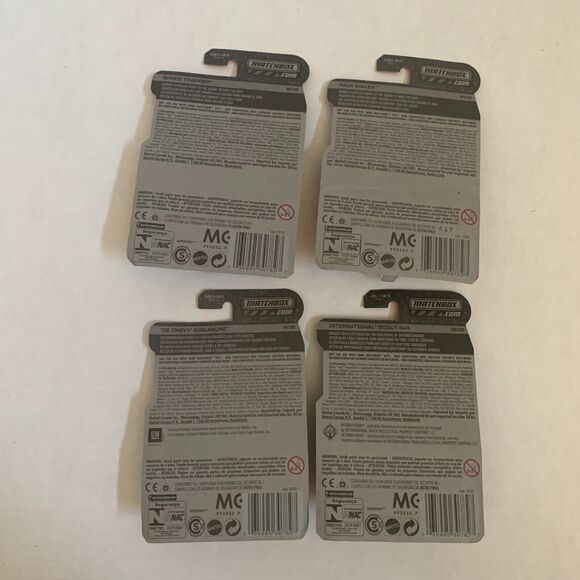 Matchbox Metal Cars Rain Maker, 02 Chevy, Speed Trapper, International Scout 4x4 - Picture 2 of 14